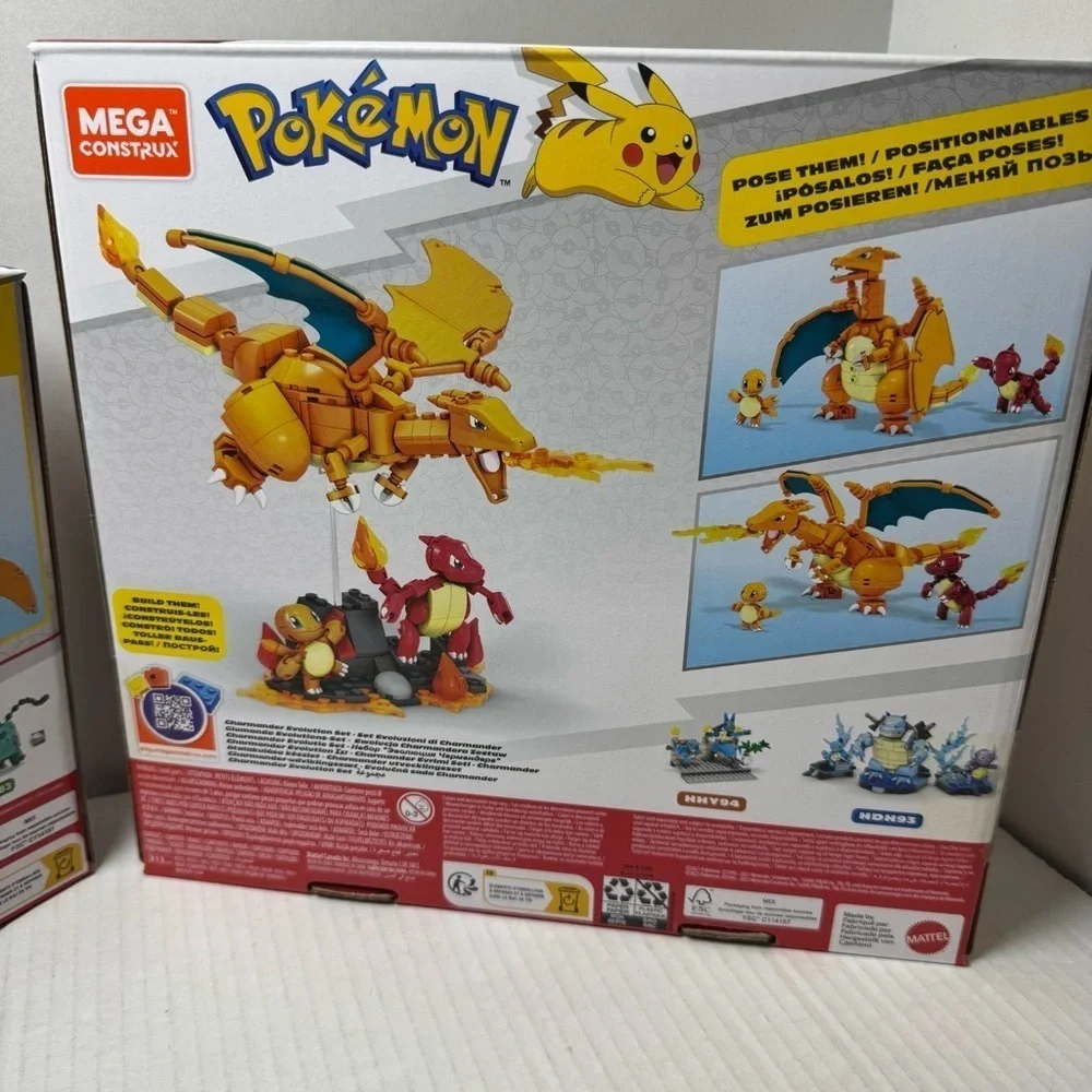 MEGA Pokemon Charizard Building Set & MEGA Pokémon Charmander Set